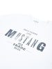 Mustang T-Shirt Basic Print Tee in Weiß