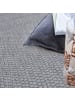 KADIMA DESIGN Outdoor Teppich Natur Balkon, Terrasse in Grau