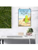 Mr. & Mrs. Panda Poster Schildkröte  Pommes Design mit Spruch in Weiß