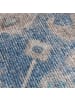 KADIMA DESIGN Waschbarer Teppich Vintage Floral, Orientalisch, Wohnzimmer in Blau