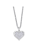 LOTUS silver Anhänger Silber 925 Sterling Silber Zirkoniastein Halsketten