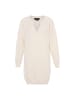 faina Long Pullover in WOLLWEISS