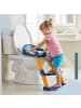 relaxdays Kinder-Toilettensitz in Blau/ Gelb - (B)35 x (H)39–45 x (T)44 cm