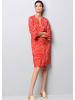 Alba Moda Kleid in grafischem Dessin in rot
