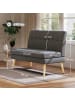 HOMCOM Sofa-118L x 68B x 90H cm-Dunkelgrau