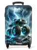 MuchoWow Suitcase, Koffer, Reisekoffer Monstertruck Blitz