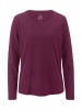 Hessnatur Hessnatur Longsleeve Relaxed aus Regenerative Organic Cotton (ROC) in fuchsia