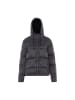 IDONY Damen Wattierte Winterjacke in dunkelgrau