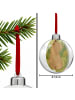 Mr. & Mrs. Panda Weihnachtskugel Bär Schulterblick Design ohne S... in Weiß