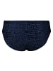 Arena Snakeskin Swim Brief in Dunkelblau