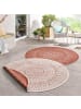 NORTHRUGS Wendeteppich Rund Porto Creme Terra In- & Outdoor