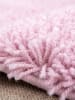 KADIMA DESIGN Teppich Hochflor Shaggy Waschbar Einfarbig RHEIN Strapazierfähig in Pink