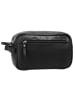 Bodenschatz Kulturtasche echt Leder in schwarz