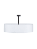 Licht-Erlebnisse Deckenlampe Ø 60 x (H)38 cm in Chrom Weiß