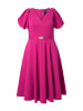 Ulla Popken Midikleid in magenta