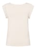 Zero  T-Shirt Rüschen mit Perlen in Eggnog