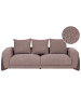 Beliani 3-Sitzer Sofa VINLIDEN in Braun - (W) 180 x (H) 62 x (L) 87 cm
