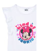 Disney Minnie Mouse T-Shirt ärmellos Sommer in Weiß