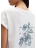 Marc O'Polo Print-T-Shirt loose in Weiß