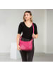 Florence Florence Schultertasche Leder pink, fuchsia ca. 35cm
