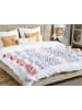 Beliani Kuscheldecke CUBUK in Bunt/Weiß/Rot - (W) 130 x (H) 1 x (L) 150 cm
