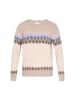 usha BLUE LABEL Women Sweater in beige multicolor