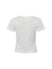 Marie Lund T-Shirt in ecru schwarz