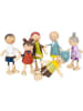 small foot Spielzeug - Biegepuppen-Familie aus Holz