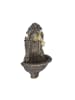 relaxdays Wandbrunnen in Schwarz - (B)24,5x (H)40 x (T)13 cm