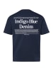 Men Plus Kurzarm T-Shirt in navy blau