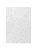 Beliani Kurzflor SALVORI in Weiß - (W) 160 x (L) 230 cm