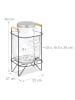 relaxdays Getränkespender in Transparent/ Schwarz - 8 l