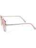 styleBREAKER Piloten Sonnenbrille in Gold / Pink Verlauf