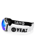 YEAZ XTRM-SUMMIT Ski- Snowboardbrille verspiegelt in weiß