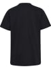 Hummel Kinder Sportshirt "Hmlleo T-Shirt S/S" in Schwarz