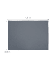 relaxdays Sonnensegel "Rechteck" in Grau - (B)3,5 x (T)4,5 m