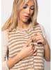 SASSYCLASSY Bouclé-Weste mit Taschen in Beige
