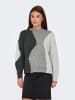 ONLY Strickpullover in Medium Grey Melange