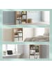 relaxdays Bücherregal in Eiche - (B)60 x (H)82 x (T)24 cm