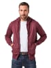 JP1880 Sweatjacke in aubergine