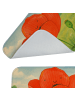 Mr. & Mrs. Panda Badvorleger Blume Mohnblume Design ohne Spruch in Weiß