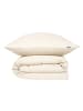 Schiesser Baumwollsatin-Bettwäsche-Set Ella in Creme