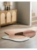 Beliani Kurzflor SINJUWI in Braun/Orange/Beige - (W) 140 x (L) 140 cm