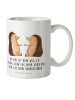 Mr. & Mrs. Panda Kaffeebecher Igel Liebe mit Spruch in Weiß