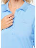 GOLDNER Poloshirt Poloshirt in hochwertiger Pikee-Qualität in himmelblau