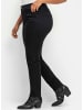 sheego Stretch-Jeans in black denim