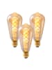 näve LED Leuchtmittel "DILLY" in amber - (L)6.4 cm x (B)6.4 cm x (H)14.6 cm - EEK G