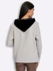Heine Sweatshirt in hellgrau-schwarz-bedruckt