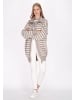 DreiMaster Damen Cardigan in Sand Wollweiss