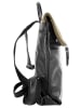 Cluty City-Rucksack echt Leder in beige